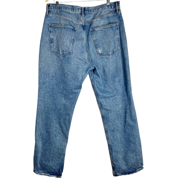 AGOLDE 90's Pinch Distressed Button-fly 100% Cotton Jeans Plus Size 32 - Picture 3 of 8